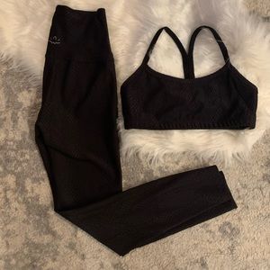 Beyond Yoga Leggings and Bra Set